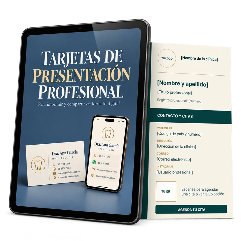 Tarjetas de presentación profesional editables en tablet, celular e impresas